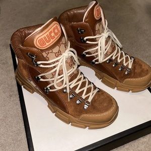 Men Gucci Monogram Ankle Boots